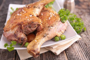 Kızarmış ördek bacak