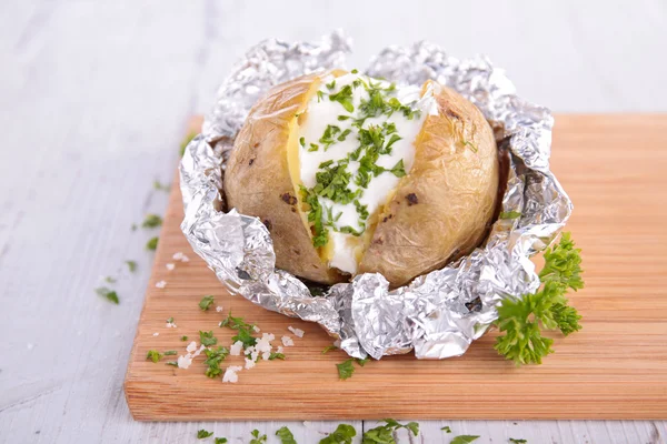 Tasty baked potato — Stock Photo, Image