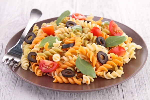 Tasty pasta salad — Stock Photo, Image