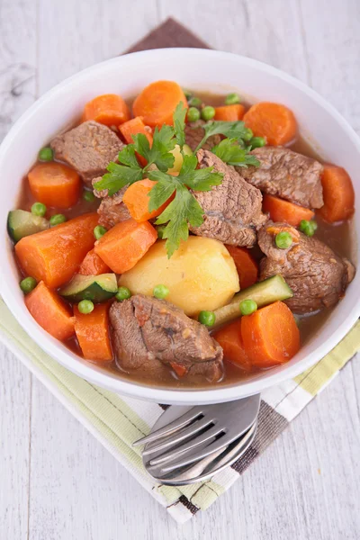 Carne de bovino e legumes — Fotografia de Stock