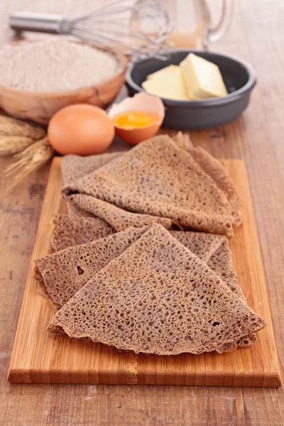 Buckwheat crepe — Stock Photo, Image