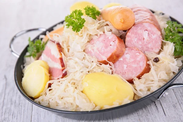 Cabbage and meats — Stock Image Cabbage and meats Royalty Free Stock Images