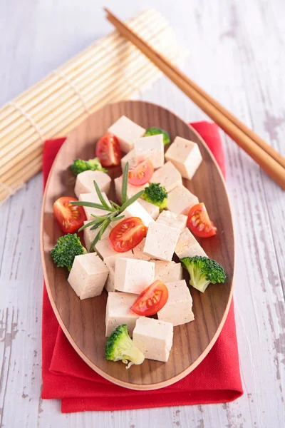 Tofu and vegetables — Stock Photo, Image