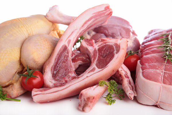 Raw meat