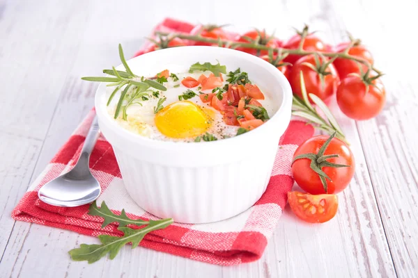 Huevo al horno — Foto de Stock