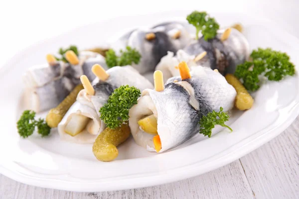 Roll-Fischfilet — Stockfoto