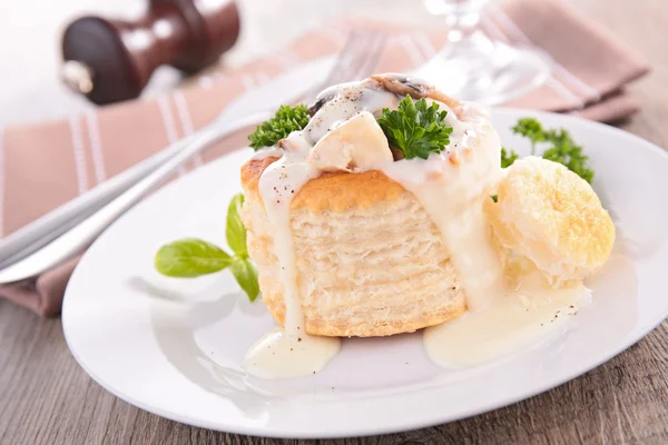 Appetizer, vol au vent Stock Picture