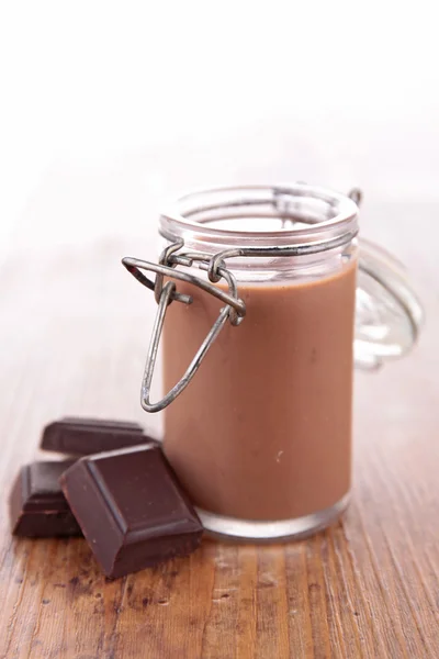 Chutný čokoládový krém — Stock fotografie