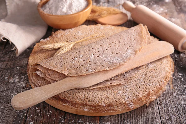 Buckwheat crepe — Stock Photo, Image