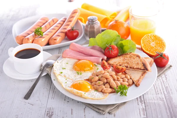 Νόστιμο πρωινό Αγγλικά — Φωτογραφία Αρχείου