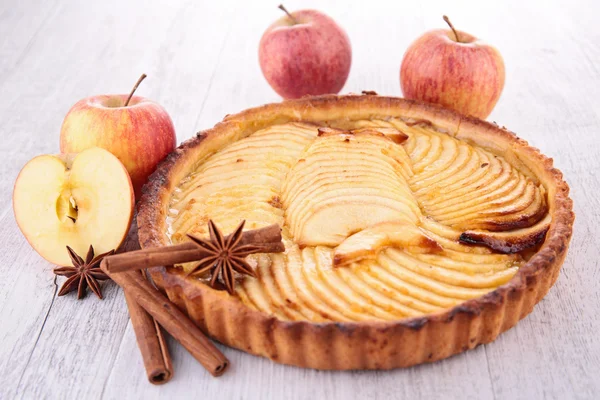Almás pite közelről — Stock Fotó