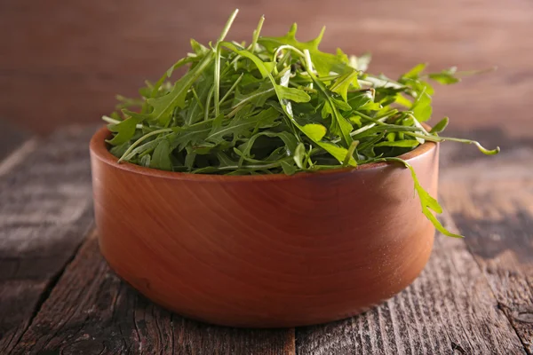 Friss sült saláta kitûnõ, a fából készült bowl — Stock Fotó