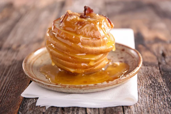 Baked apple close up — Stock Photo, Image