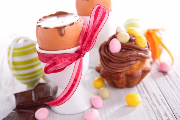 Pasqua dessert al cioccolato — Foto Stock