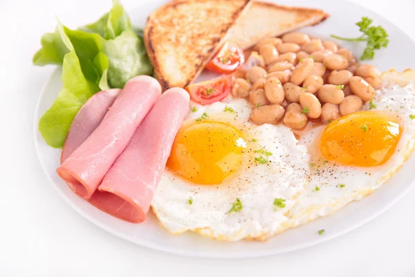 Pequeno-almoço inglês saboroso — Fotografia de Stock