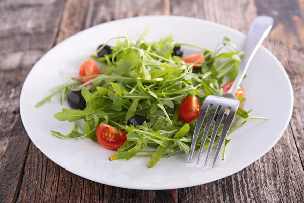 Salada fresca close up — Fotografia de Stock