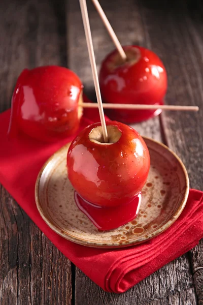 Ζαχαρωτά μήλα σε κοντινό πλάνο — Φωτογραφία Αρχείου