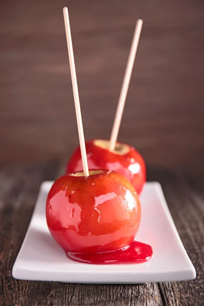 Almákat karamella közelről — Stock Fotó