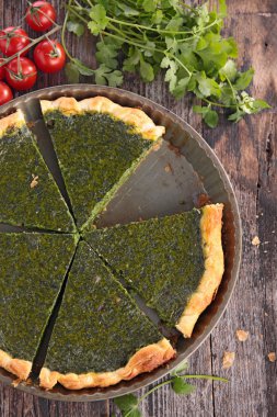 Lezzetli ıspanak tart