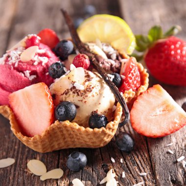 dondurma yakın çekim