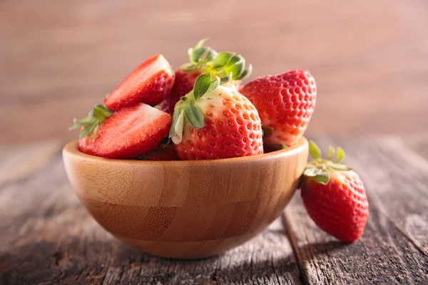 ताजे स्ट्रॉबेरी बंद — स्टॉक फोटो, इमेज