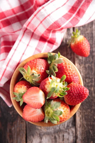 Frische Erdbeeren aus nächster Nähe — Stockfoto