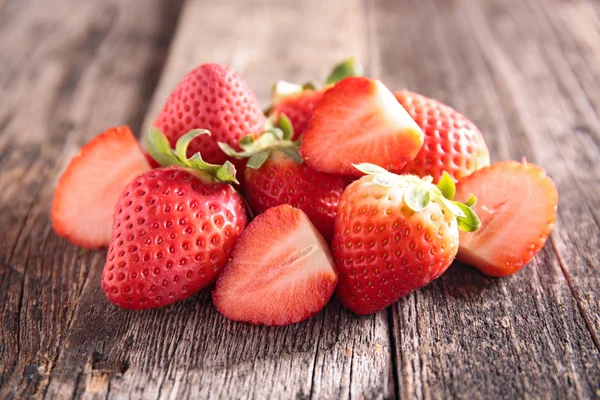 Frische Erdbeeren aus nächster Nähe — Stockfoto