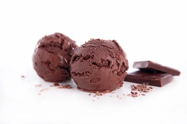 Chocolate ice cream — Stock Photo, Image