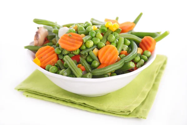 Verduras frescas en tazón —  Fotos de Stock