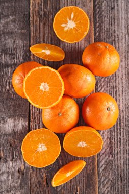 Taze clementine veya turuncu