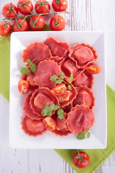 Red Italian pasta — Stock Photo, Image