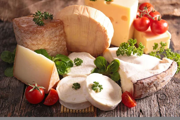 Collection of cheese close up — Stock Photo, Image