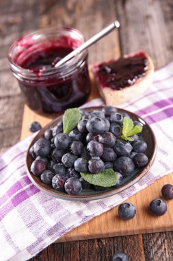 Lezzetli blueberry tart