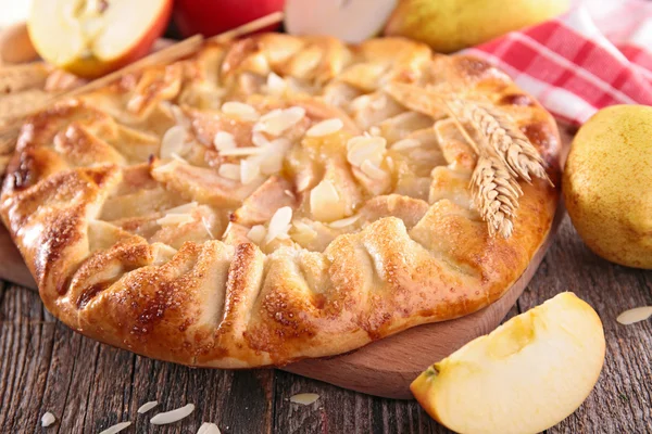 Pastel de manzana de cerca — Foto de Stock