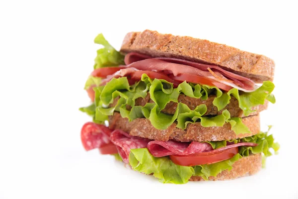 Close-up van lekkere Sandwich — Stockfoto