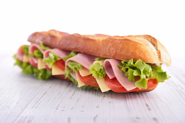 Nahaufnahme von leckerem Sandwich — Stockfoto