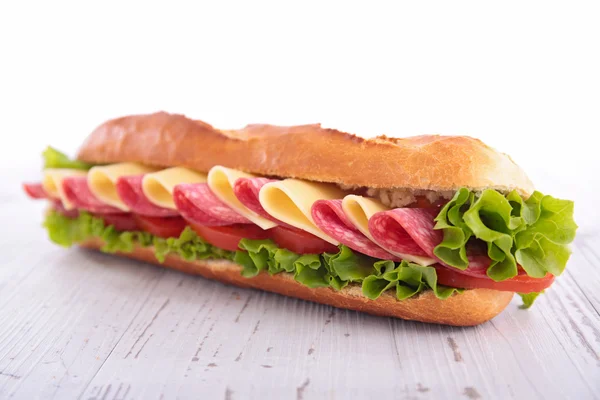 Lekkere Sandwich met ham — Stockfoto