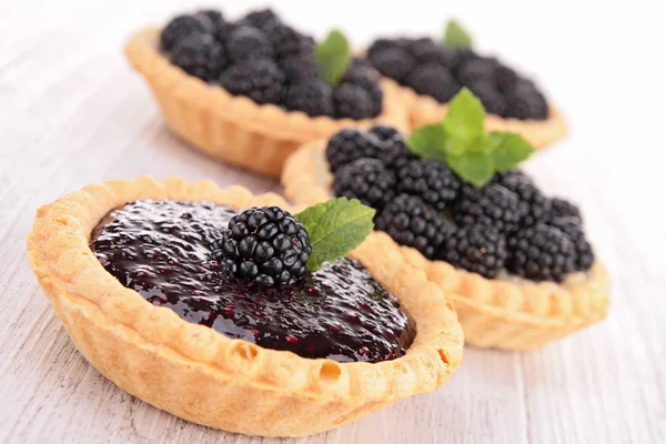 Nane ile BlackBerry tart — Stok fotoğraf