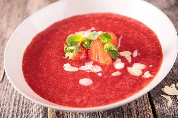 おいしいいちごのスープ — ストック写真