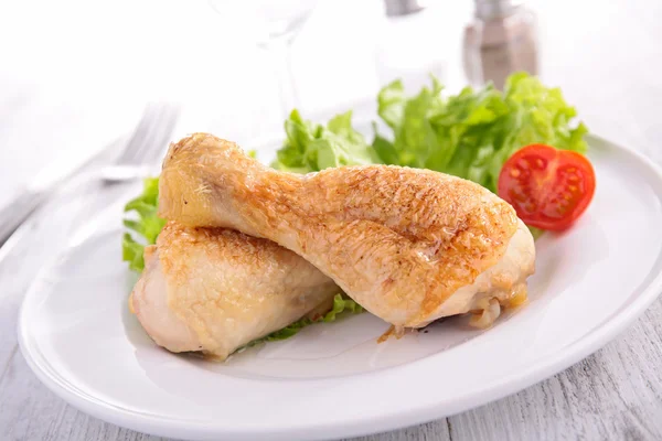 Fried chicken legs — Stock Photo, Image