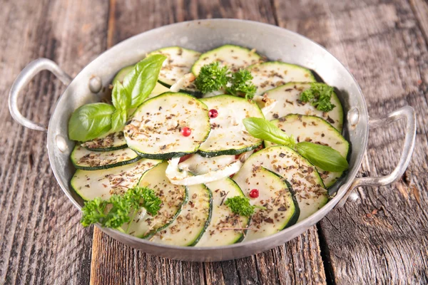 Casserole with courgette and herbs — Stock Photo, Image
