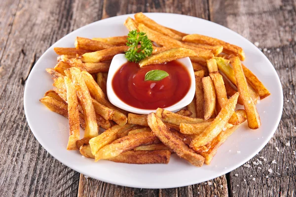 French fries close up — Stock Photo, Image