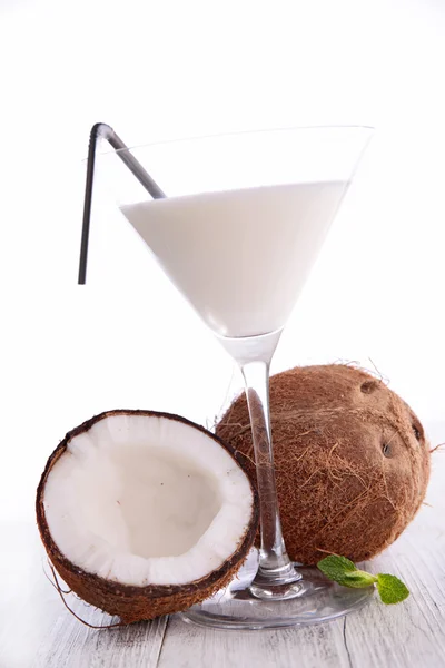 Coconut cocktail close up — Stock Photo, Image