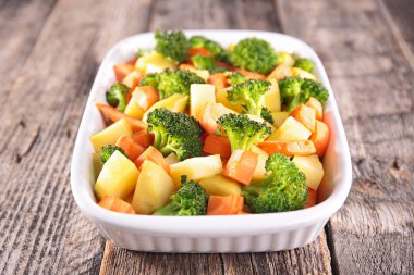 Sebze yemek görünümü