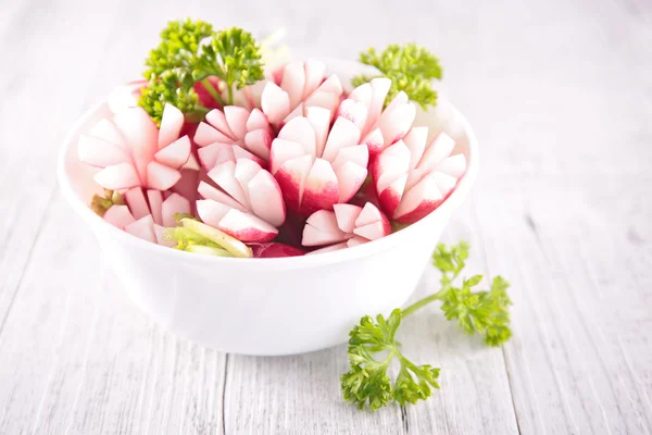 Friss retek saláta, petrezselyem — Stock Fotó
