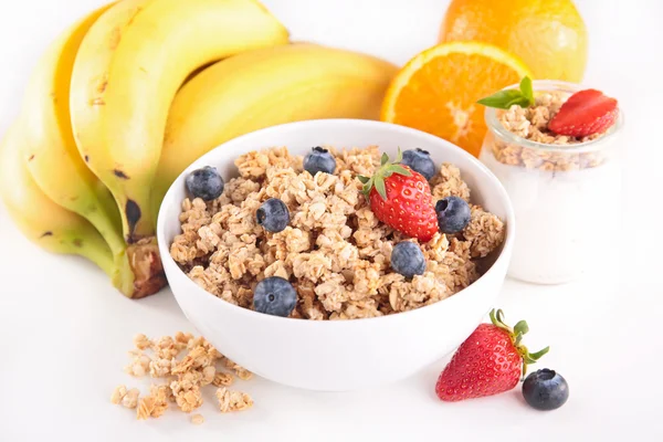 Здоровий сніданок органічний — стокове фото