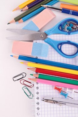 Okul araçları Üstten Görünüm