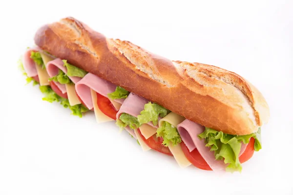 大きくておいしいサンドイッチ — ストック写真