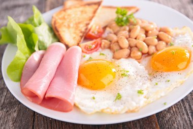 Lezzetli İngiliz kahvaltısı