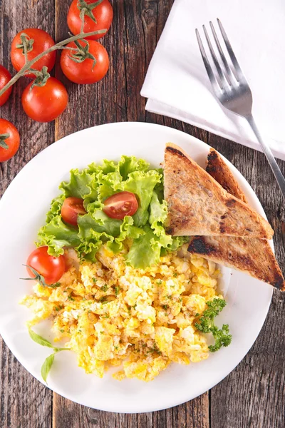 Smaklig och hälsosam frukost — Stockfoto